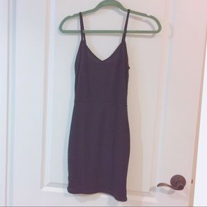 Black mini dress